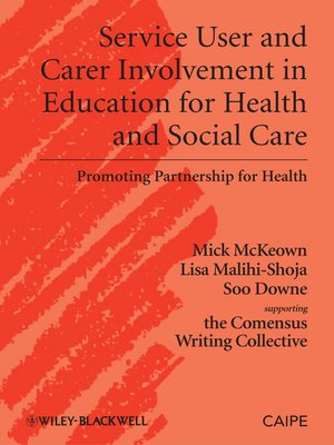cover image of Service User and Carer Involvement in Education for Health and Social Care